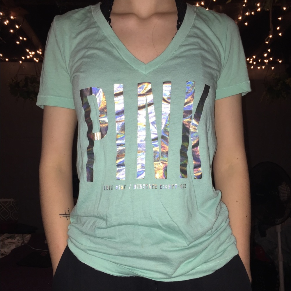 Teal Victoria Secret Short sleeve top